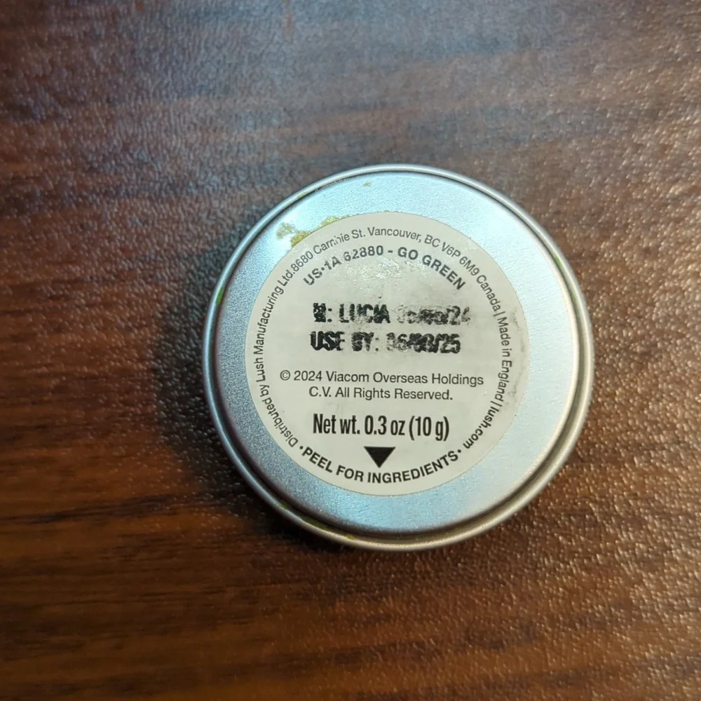 Lush Handmade Cosmetics Kitchen Go Green solid perfume - Picture 2 of 3